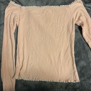 Me to we pink long sleeve top